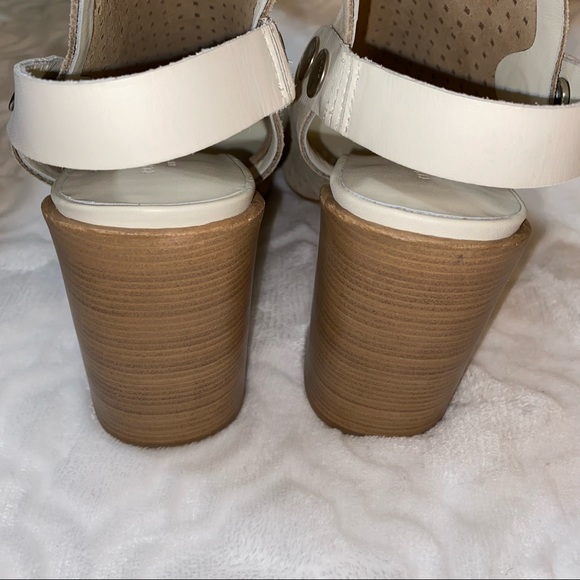 NEW! Rag & Bone LEIGH Stacked Suede Sandal in Stucco - NIB - $495 retail - Picture 7 of 8